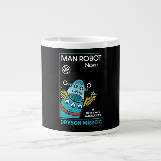 robotcadeaus voor Jubileum of bruiloft Grote Koffiekop (Voorkant)