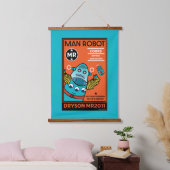robotcadeaus voor Jubileum of bruiloft Hangend Wandkleed (Slaapkamer)