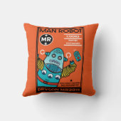 robotcadeaus voor Jubileum of bruiloft Kussen (Achterkant)