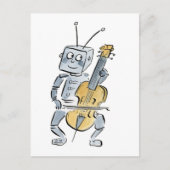 robotcello briefkaart (Voorkant)