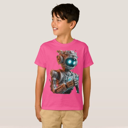 RoboTech Explorer-T-shirt T-shirt (Voorkant volledig)