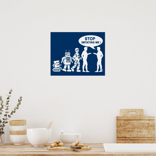 Robotevolutie Poster (Keuken)