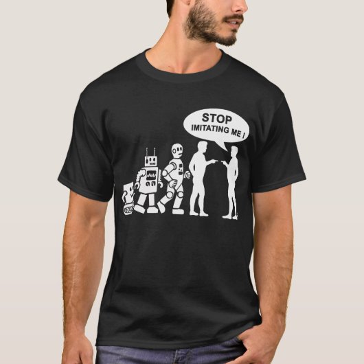 Robotevolutie T-shirt (Voorkant)