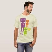 Robotfamilie T-shirt (Voorkant volledig)