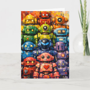 robotfeest kaart