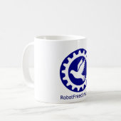 RobotFreedom.com Beker Koffiemok (Voorkant links)