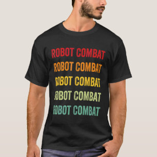 Robotgevecht Robotgevecht Hobbyist Regenboogontwer T-shirt