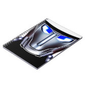 robotgezicht notitieboek (Linkerzijde)