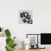 Robothand Poster (Thuiskantoor)