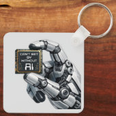 Robothand Sleutelhanger (Achterkant)