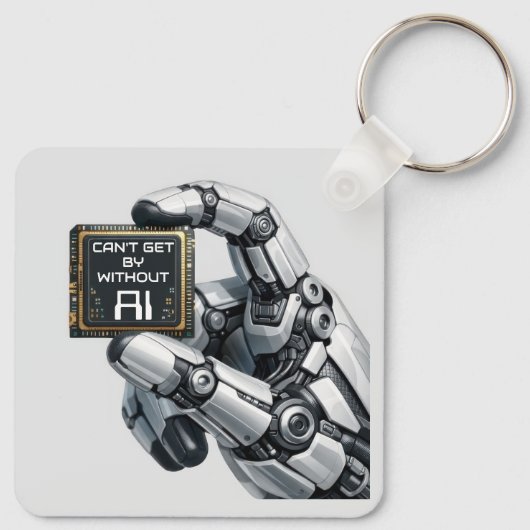 Robothand Sleutelhanger (Achterkant)