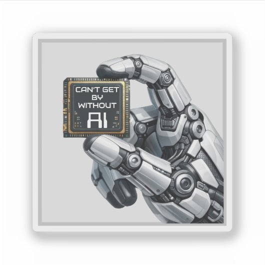 Robothand Sticker (Voorkant)