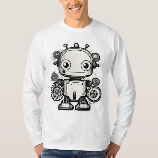 robothond t-shirt (Voorkant)