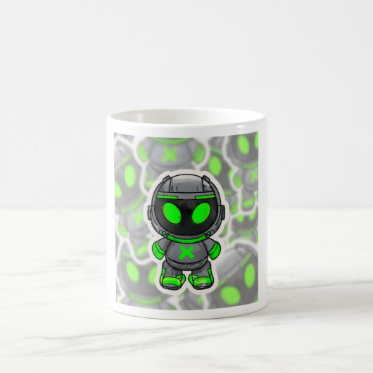 Robotic Alien Koffiemok (Center)