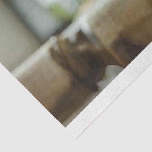 Robotic Black Gorilla Decoupage Tissuepapier (Detail)