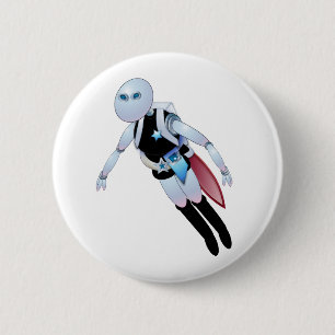 Robotic Cops 2099 Ronde Button 5,7 Cm