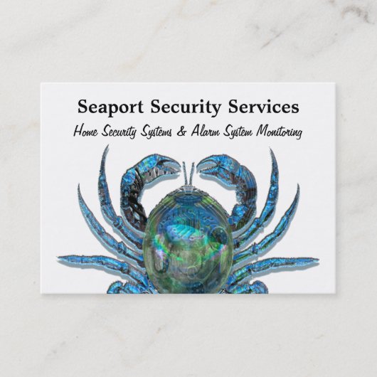 Robotic Crab Professional 3,5 x 2,5 inch Visitekaartje (Voorkant)