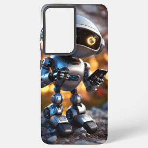 Robotic Elegance: premium mobiel Hoesje Samsung Galaxy Hoesje