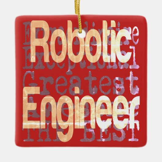 Robotic Engineer Extraordinaire Keramisch Ornament (Voorkant)
