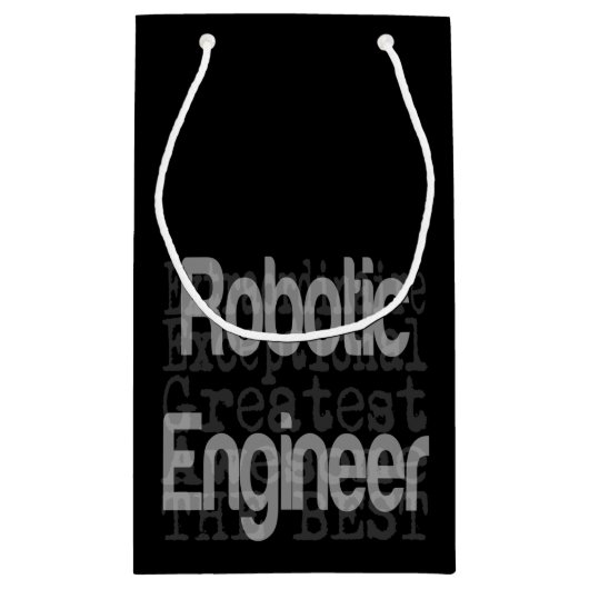 Robotic Engineer Extraordinaire Klein Cadeauzakje (Achterkant)