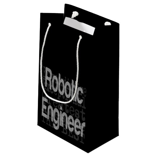 Robotic Engineer Extraordinaire Klein Cadeauzakje (Achterkant Gekanteld)