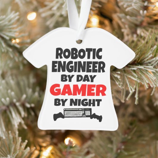 Robotic Engineer Gamer Ornament (Boom)