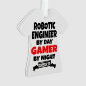 Robotic Engineer Gamer Ornament (voorkant)