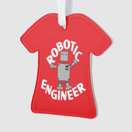 Robotic Engineer Robot Ornament (voorkant)