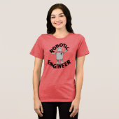 Robotic Engineer Robot Tri-Blend Shirt (Voorkant volledig)