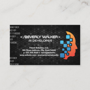 Robotic Human Tech   kunstmatige intelligentie Visitekaartje