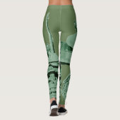 Robotic Metal Machines Industrial Green Leggings (Achterkant)