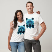 Robotic Polar Beer Face Art T-shirt (Unisex)