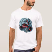 Robotic Sloth Face Art T-shirt (Voorkant)