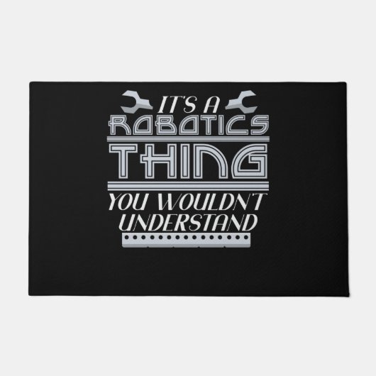 Robotic Thding Joke Robot Robotics Engineering Deurmat (Voorkant)