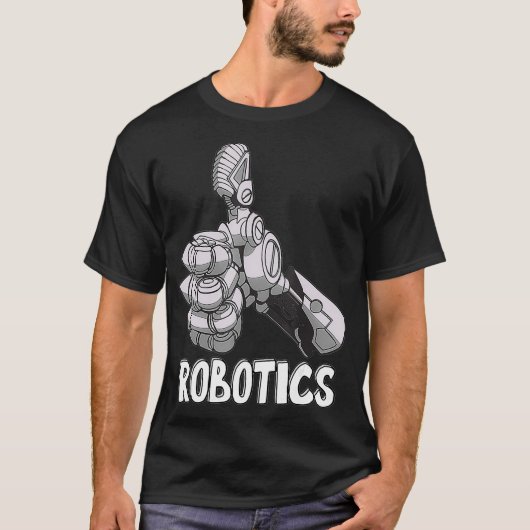 Robotica duimen omhoog _1 t-shirt (Voorkant)