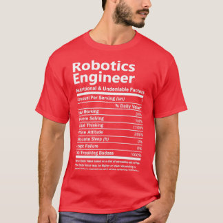 Robotica Engineer Nutritional and Undeni T-shirt