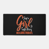 Robotica Engineer Robot Lover Engineering Meisje R Bureaumat (Voorkant)