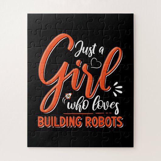 Robotica Engineer Robot Lover Engineering Meisje R Legpuzzel (Verticaal)