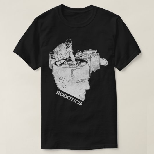 Robotica Engineer T Robot Builder Love Science GI T-shirt (Design voorkant)