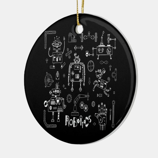 Robotica Engineer Technicus Funny  Robot Keramisch Ornament (Links)