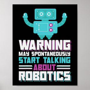 Robotica Engineering AI Autonome Robot Bouw Poster