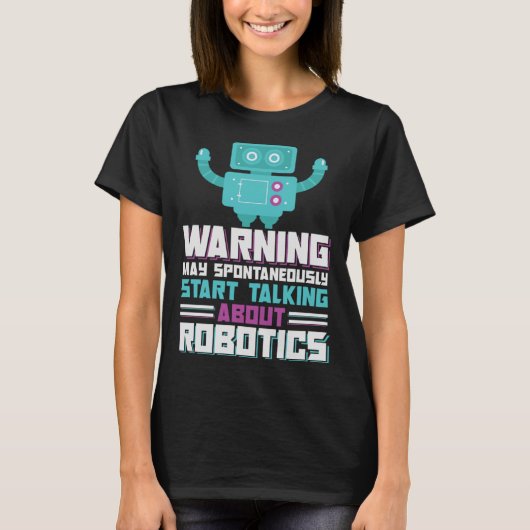 Robotica Engineering AI Autonome Robot Bouw T-shirt (Voorkant)