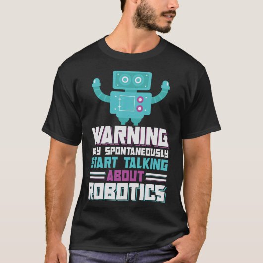 Robotica Engineering AI Autonome Robot Bouw T-shirt (Voorkant)