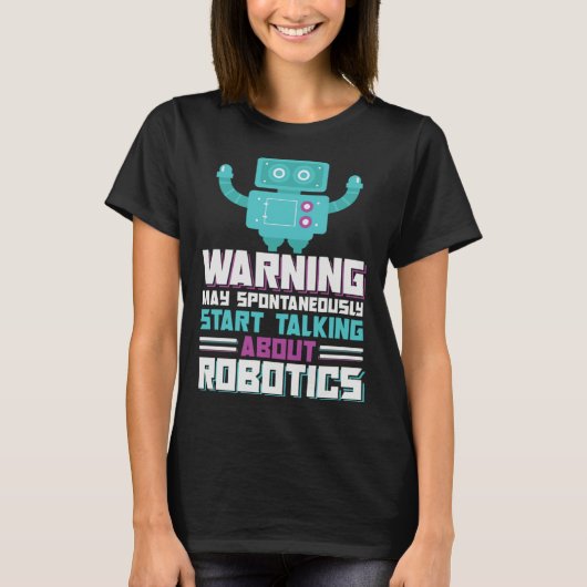 Robotica Engineering AI Autonome Robot Bouwen  T-shirt (Voorkant)