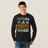 Robotica Engineering Kinder Mannen Toekomstige Rob T-shirt (Voorkant volledig)