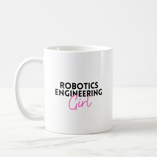 Robotica Engineering meisje Koffiemok (Links)