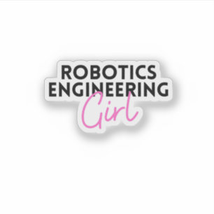 Robotica Engineering meisje Sticker