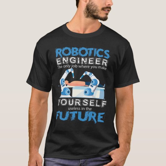 Robotica Engineers en Technische Nerds 1 T-shirt (Voorkant)
