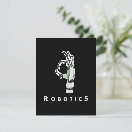 Robotica Hand Robotic Lover Funny Gift Aankondiging (Staand voorkant)