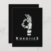 Robotica Hand Robotic Lover Funny Gift Aankondiging (Voorkant / Achterkant)